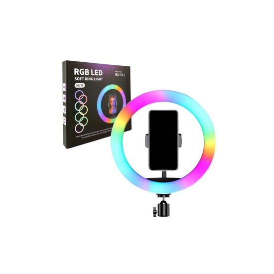 SUPORTE RINGLIGHT MJ 36 COM SUPORTE PARA TELEFONE 14,0" PRETO SUPORTE RINGLIGHT MJ 36 COM SUPORTE PARA TELEFONE 14,0" PRETO